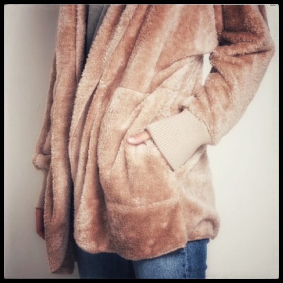 🧡2X HP🧡 Softest Fleece Hooded Cardigan - Picture 7 of 8